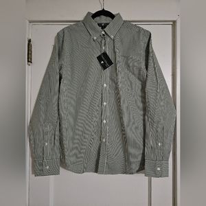 NWT Chase Edward's Golf Long Sleeve Button up Shirt Size Med
